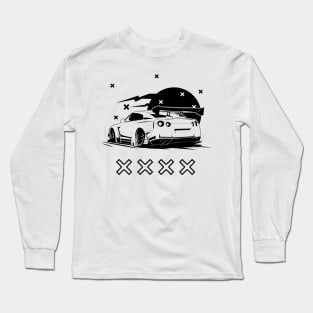 R35 gtr godzilla jdm vector art Long Sleeve T-Shirt